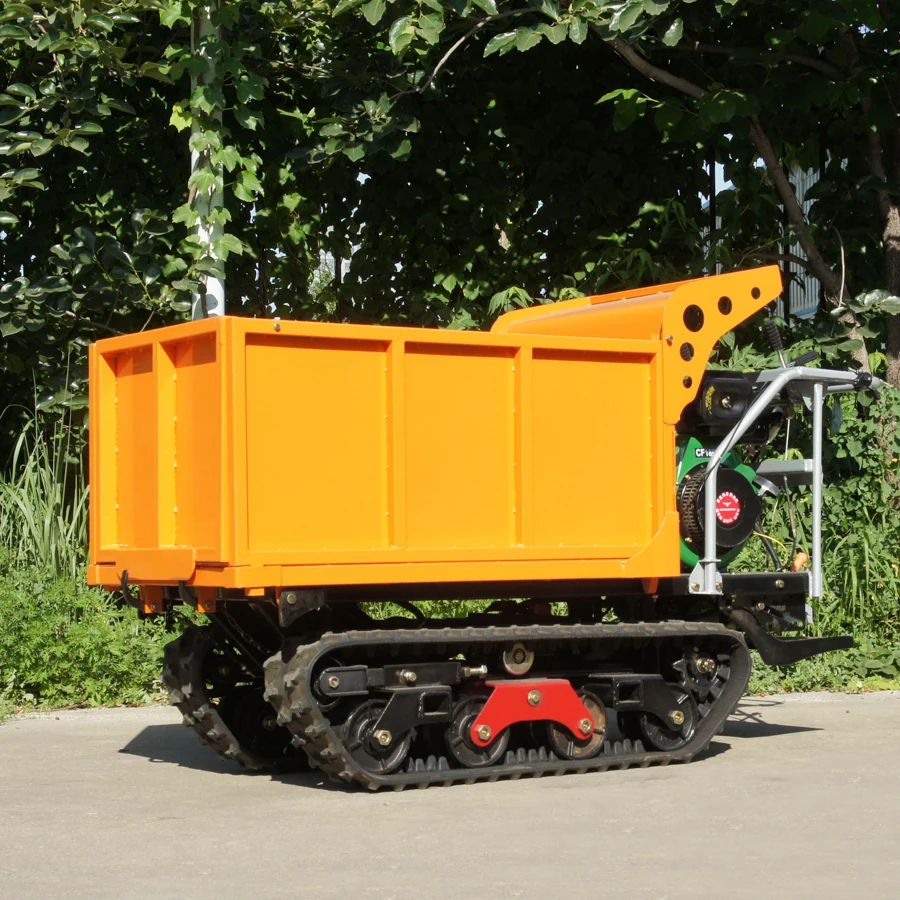 mini tracked chain walk behind tractor