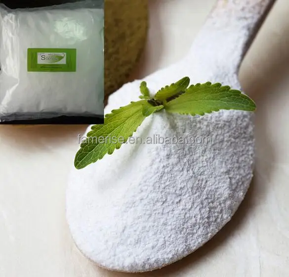 100% pure натуральный подсластитель 95% ребаудиозида стевия экстракт листьев экстракт стевии RA95 %