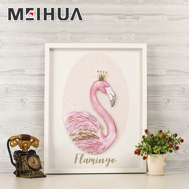 
High quality cheap custom cutting paper artwork print frames 