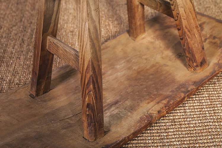 
Hot selling antique reclaimed natural wooden stool 