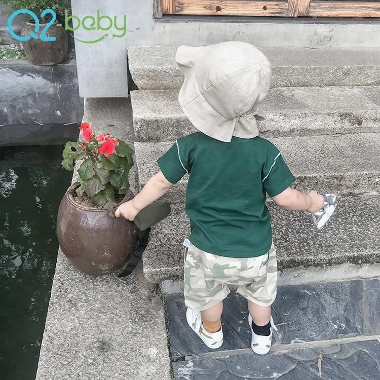 
O-Neck summer printed baby boys girls clothes toddlers t-shirt 2116 