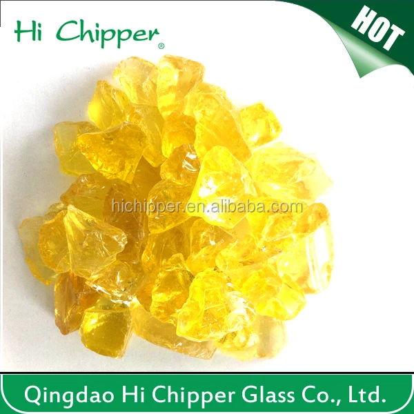 Natural decorative large green glass rocks for outdoor landscaping