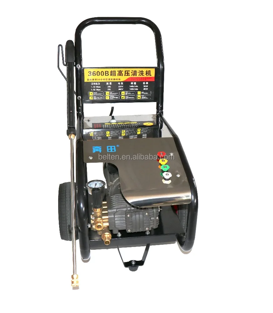 BT--3600B 1-12MPA 20l/min 3kw 380V Electrical High Pressure washer