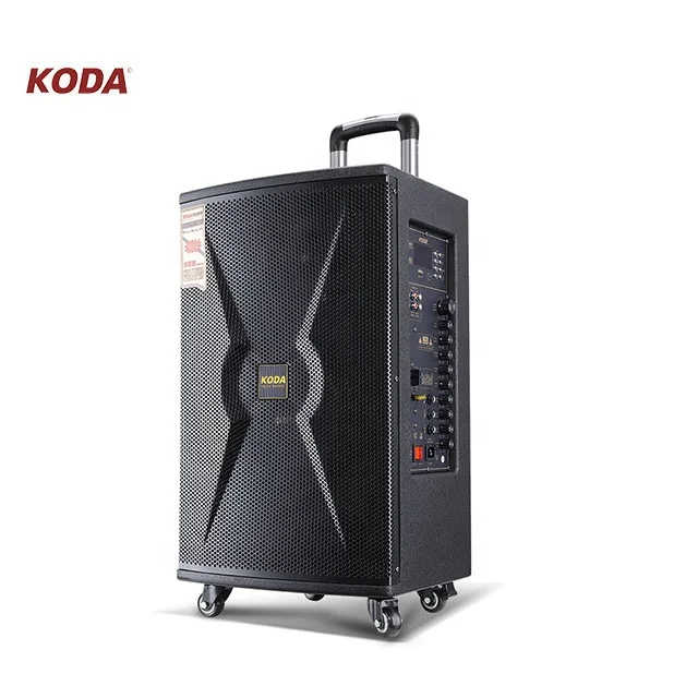 Big Bass 15 inch Rechargeable trolley BT speaker KD-15A