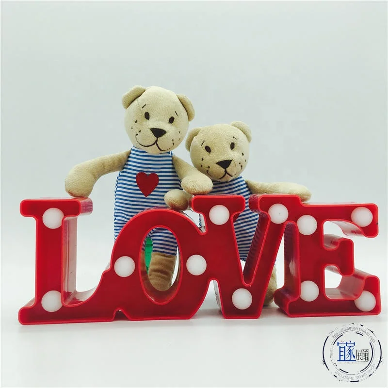 HOT SALES LOVE Letter Lights Marquee Lights Table Top decoration Lights