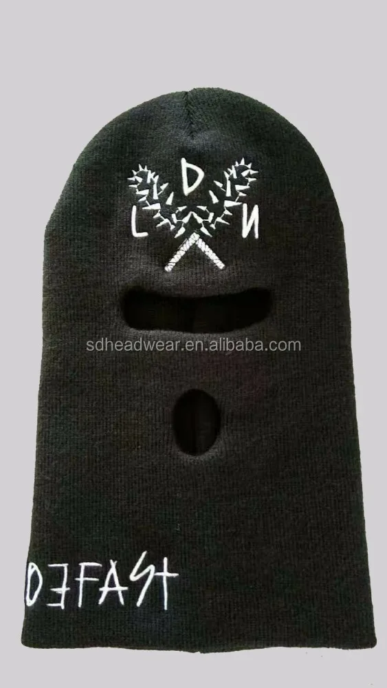 Cheap Custom Logo Acrylic Wool driving infant ski face mask Wholesale