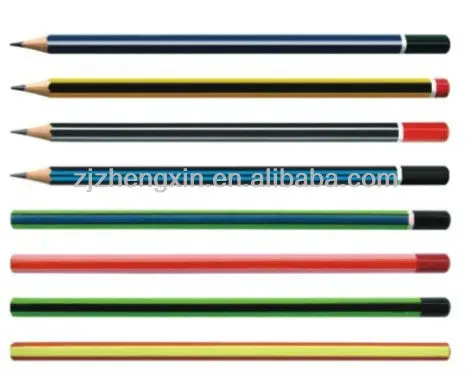 
Custom Logo Triangular Pencil Triangle Shape 2B Lead Wood Standard Pencils Promotional Pencil Color Box Black ZX-2B030011 CN;ZHE 