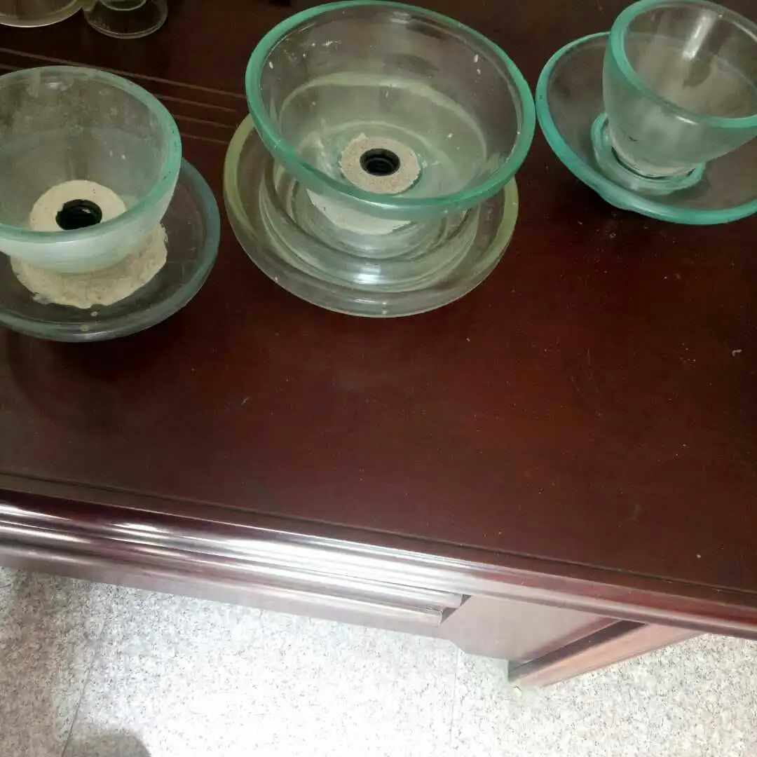 umbrella suspension glass insulator