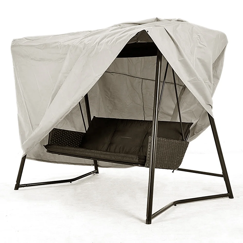 outdoor polyester waterproof furniture cover Patio family swing Chair Cover