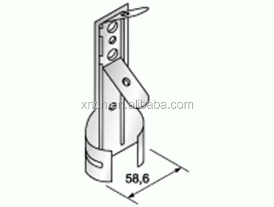 galvanized suspension clip for furring channel ceiling system