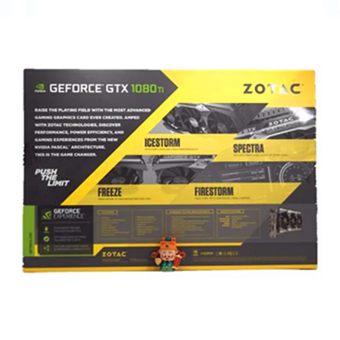 original new ZOTAC GTX 1080ti AMP Extreme Monster Main Frequency 1759 vedio card on stock