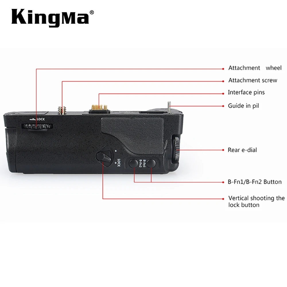 KingMa Hot Selling Camera Accessories HLD-7 Battery Grip For Olympus E-M1 Digital SLR Camera