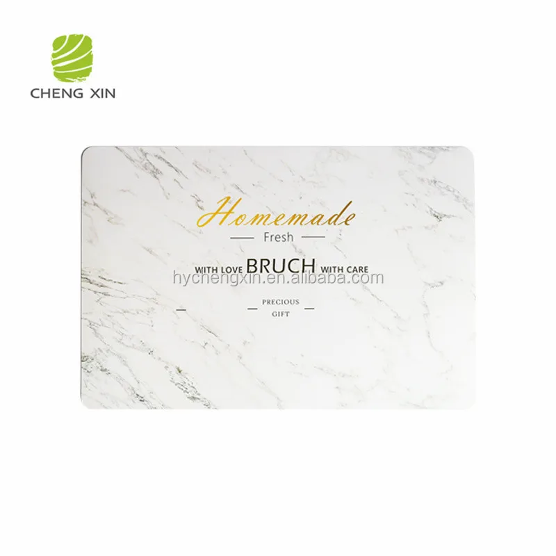hot sale color printing plastic kitchen marble table mat