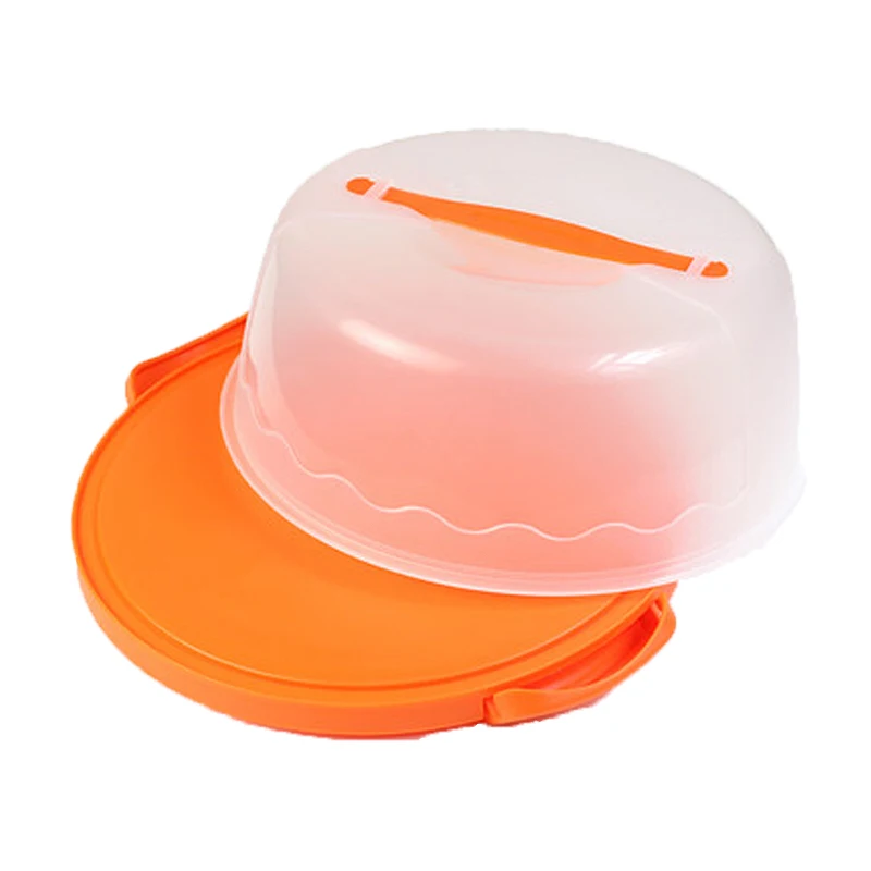 cake box making machine Plastic PP Round Cake Box Plastic Cake Carrier Container