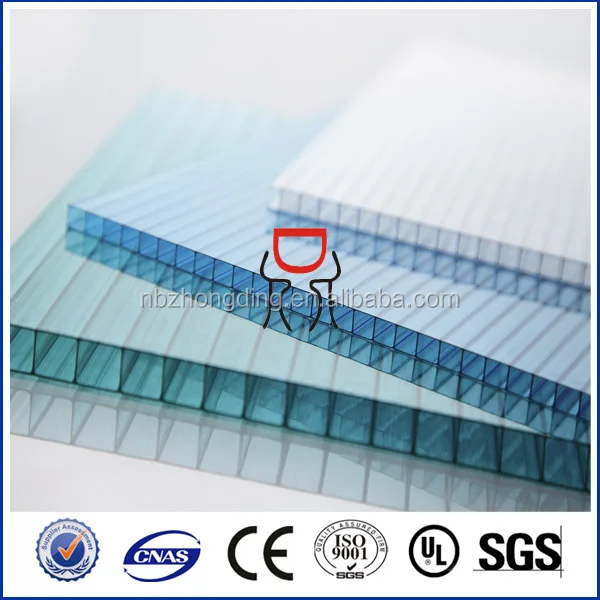 10 years warranty polycarbonate hollow sheets