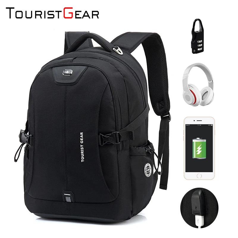 Высококачественный водонепроницаемый многофункциональный деловой рюкзак с защитой от кражи с завода в Гуанчжоу, рюкзак для ноутбука с usb-разъемом и защитой от кражи 2019