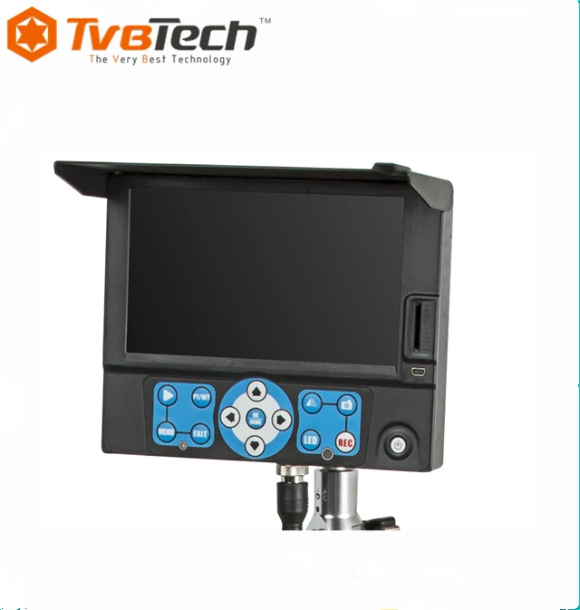 Self-Leveling Push Rod HD Used Sewer Camera For Sale CCTV Sewer Pipe Inspection Camera With Meter Counter And Monitor