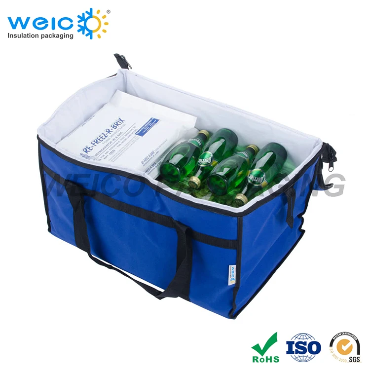 Wholesale Large Insulated Reusable Food Insulated Foil Cooler Bags For Food