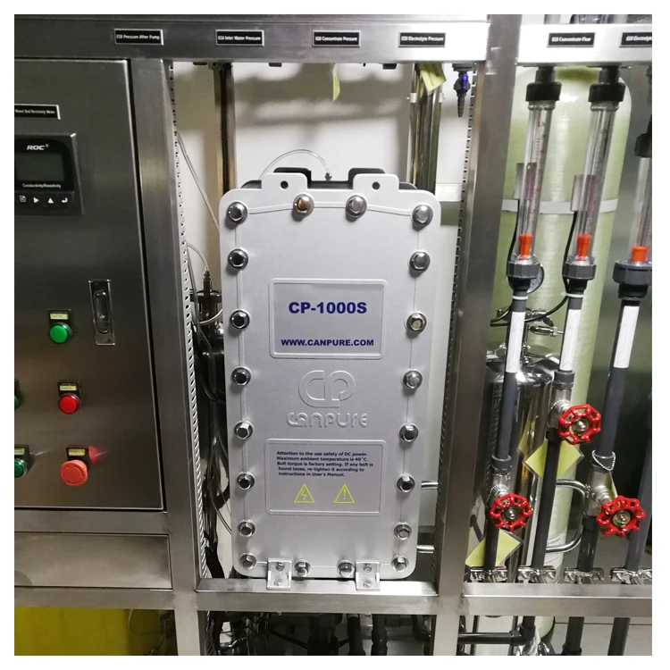 1000LPH RO EDI System and Mixed Bed