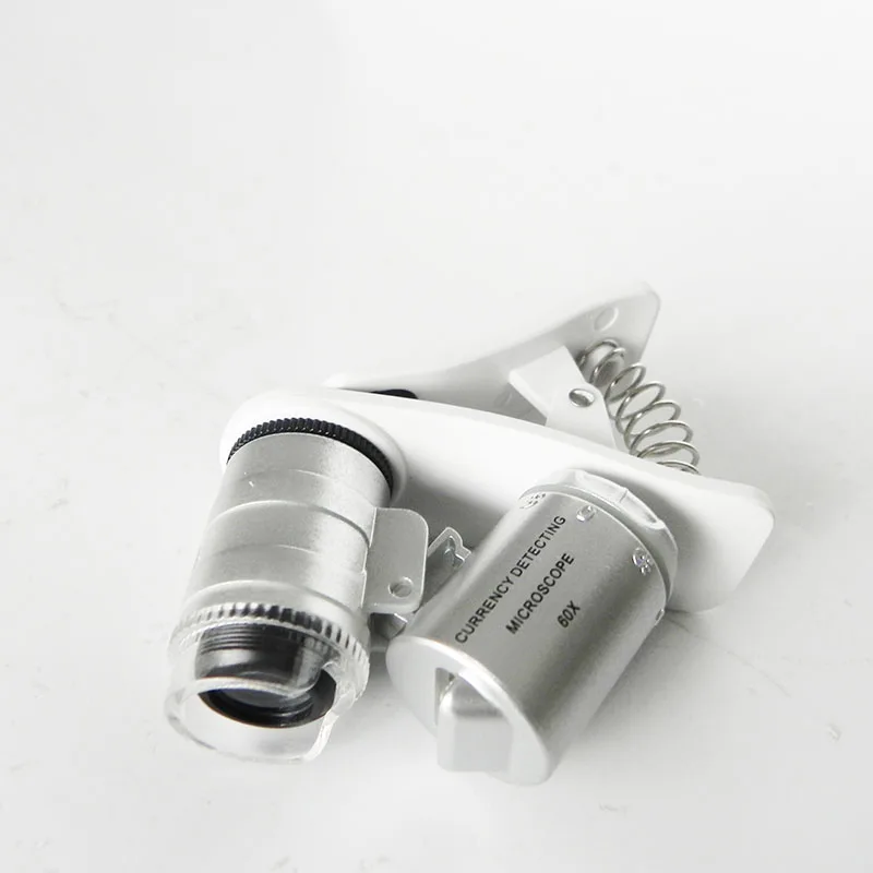 2017 Hot Sale 60X Universal Clip-type LED Cellphone Microscope