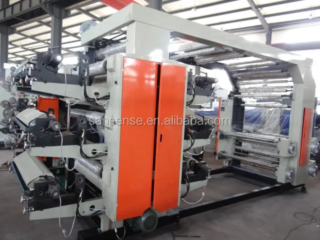 YT Four Color Flexographic film Printing Machine Plastic film flexo printing machine