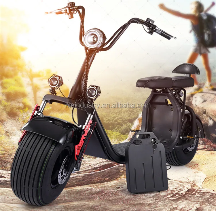Мощный электрический скутер Citycoco 18*9 5 дюймов 2000 Вт 72 в