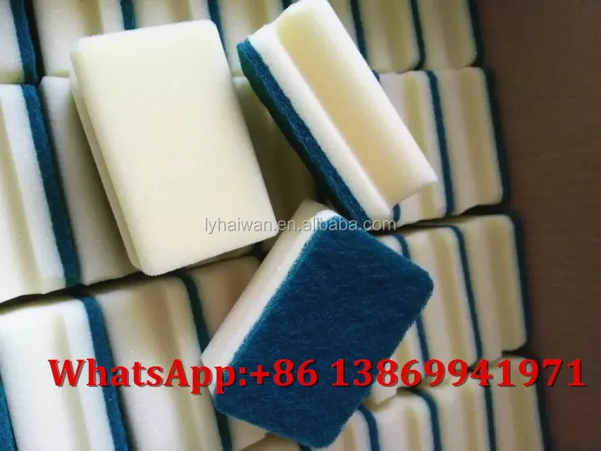 High quality kitchen sponge stainless steel scrubber cleaning balls foam sponges from China manufactory