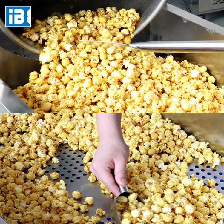 
latest models caramel kettle corn popcorn machine 