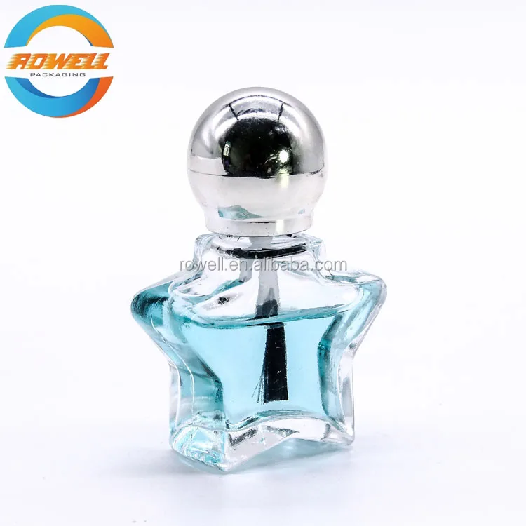 8ml Empty Star Shape Nail Manicure Top Coat Varnish Bottles UV Gel Polish vials