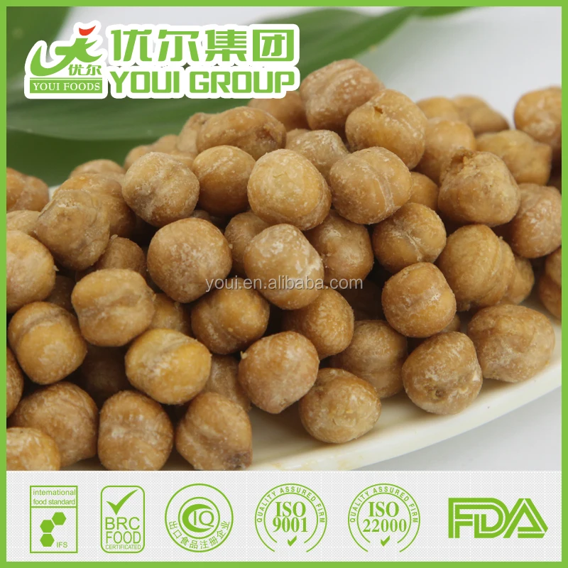 BRC Certificate Salted Roasted Chickpeas sncacks for sale