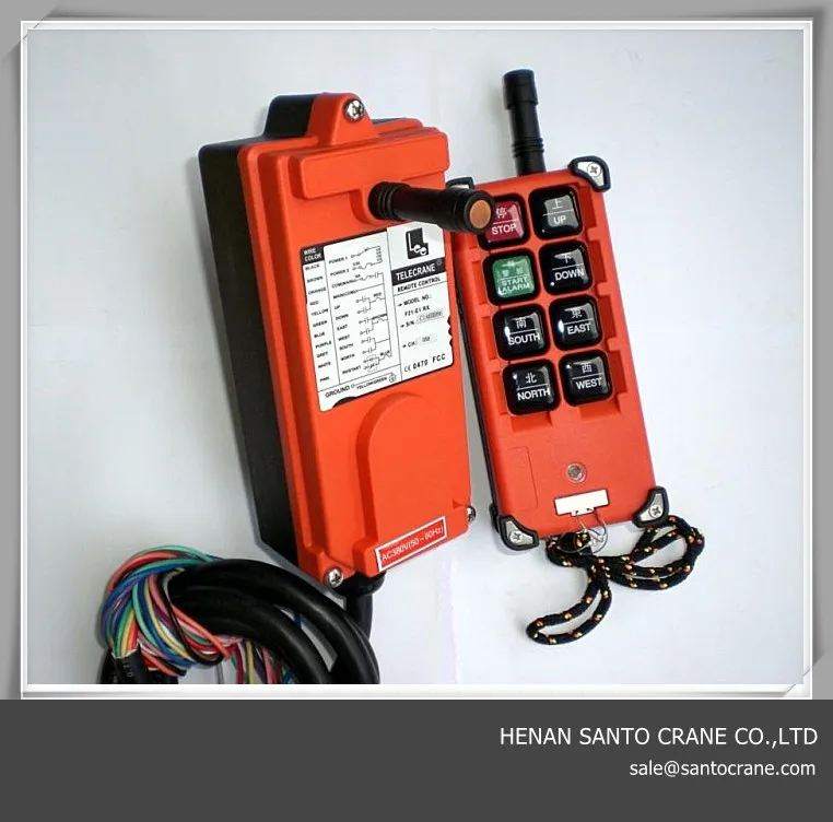 F21-E1B 8 key crane wireless remote controller for crane