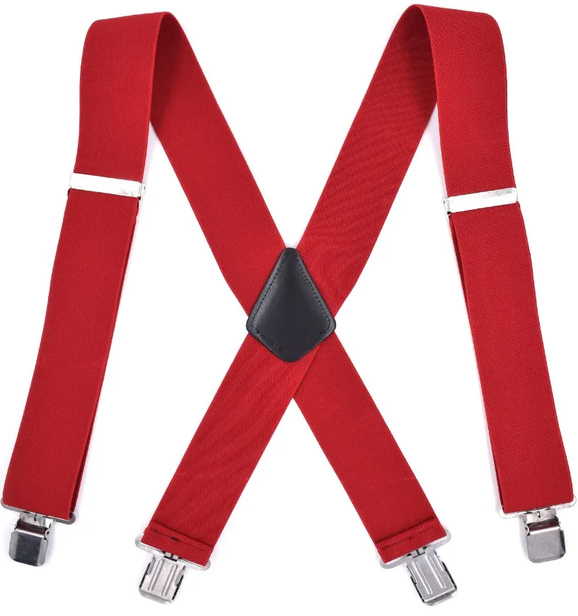 Yiwu factory hot sale Heavy Duty Large Size Mens Suspenders Braces for Work
