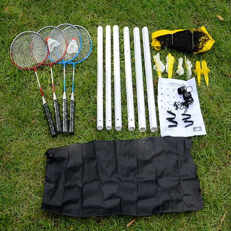 Best quality brand badminton racket,convenient family badminton rackets set ,badminton racket set outdoor sports set
