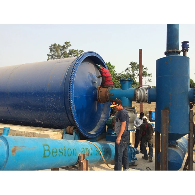 NON Pollution 10T types of pyrolysis tyre retreading plant for sale waste tyre to oil plant