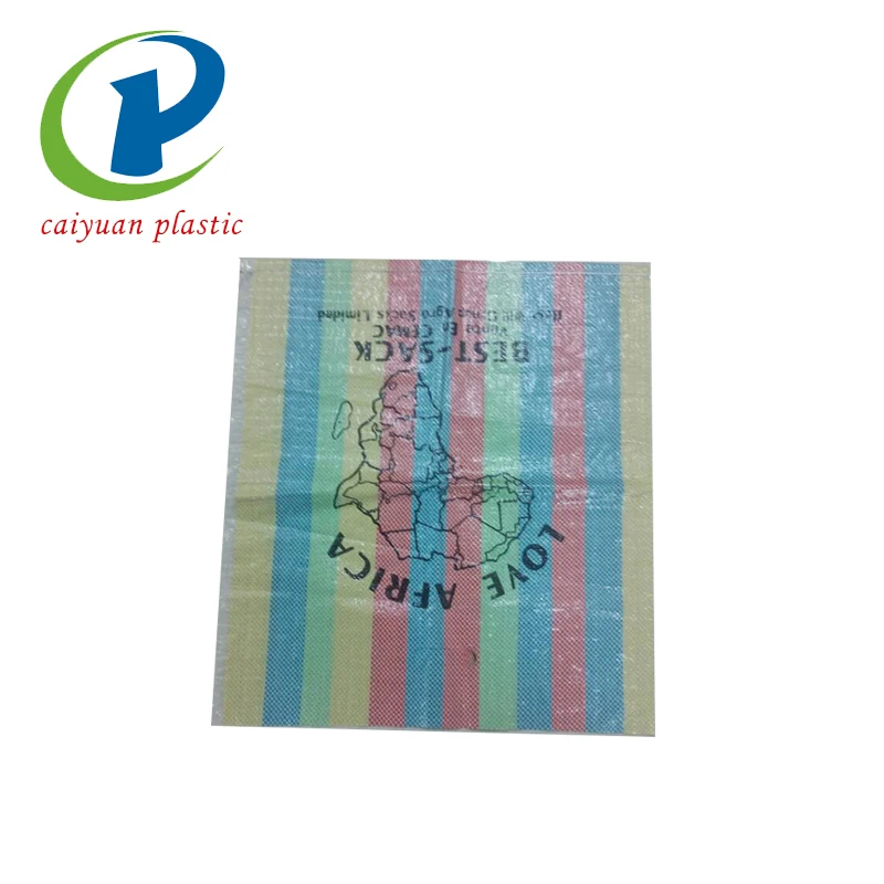 50kg Low price white pp woven sugar bag with pe liner