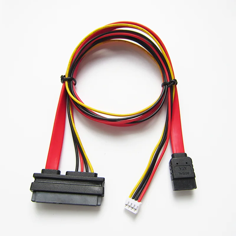  Заводской пользовательский Sata 22Pin разъем к 7Pin + 4Pin HSG кабель