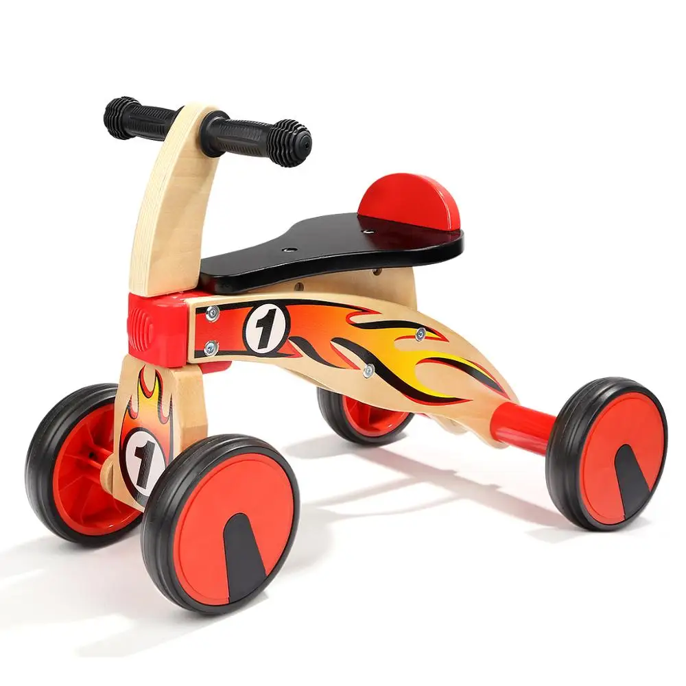 Topbright Kids Wooden Ride on car baby balance bike Toy ,wooden balance bikes