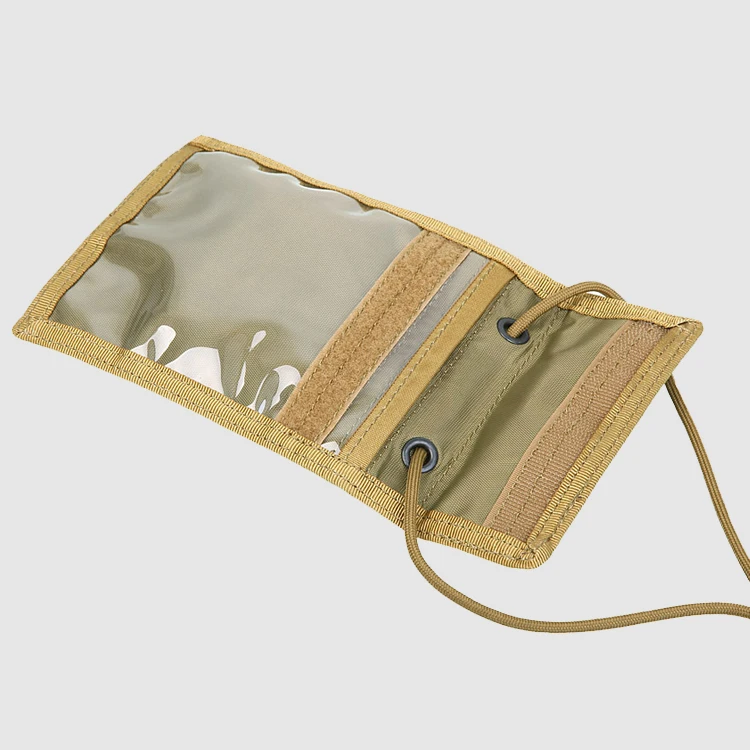 Factory Customized Waterproof 600D Polyester Lanyard ID Badge Holder Neck Wallets Long Manufacture, OEM & ODM Unisex