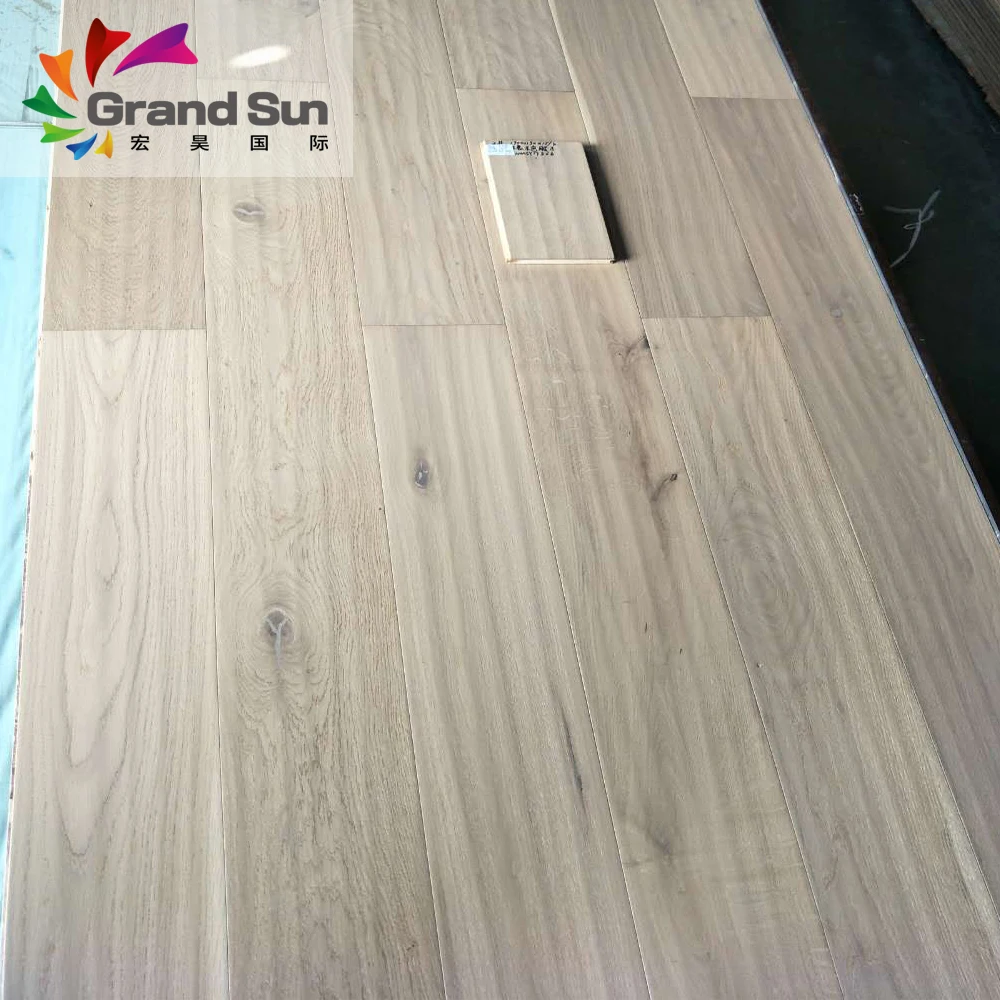 interlocking white wash oak engineered wood flooring