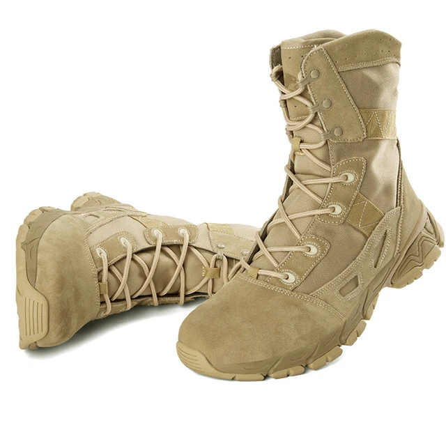 
Mens Hiking Boots Army Military Tactical Combat Boots Womens Trekking Shoes with High Top Walking Climbing Sneakers 