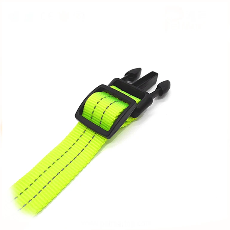 Pet Dogs Supplies Luminous Collars  Nylon LED Pet Dog Collar Night Safety Flashing Glow In The Dark