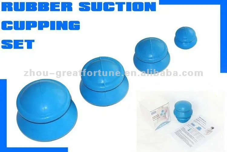
Rubber suction cupping set-4/Rubber cupping/Massage cupping/Silicone cupping 