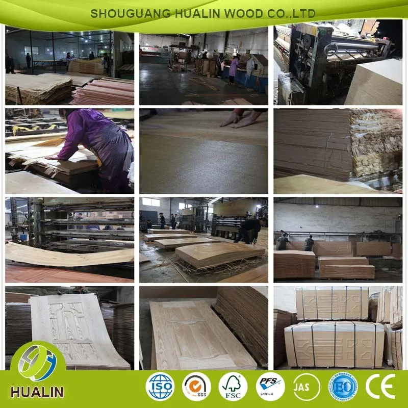 teak veneer door skin HDF