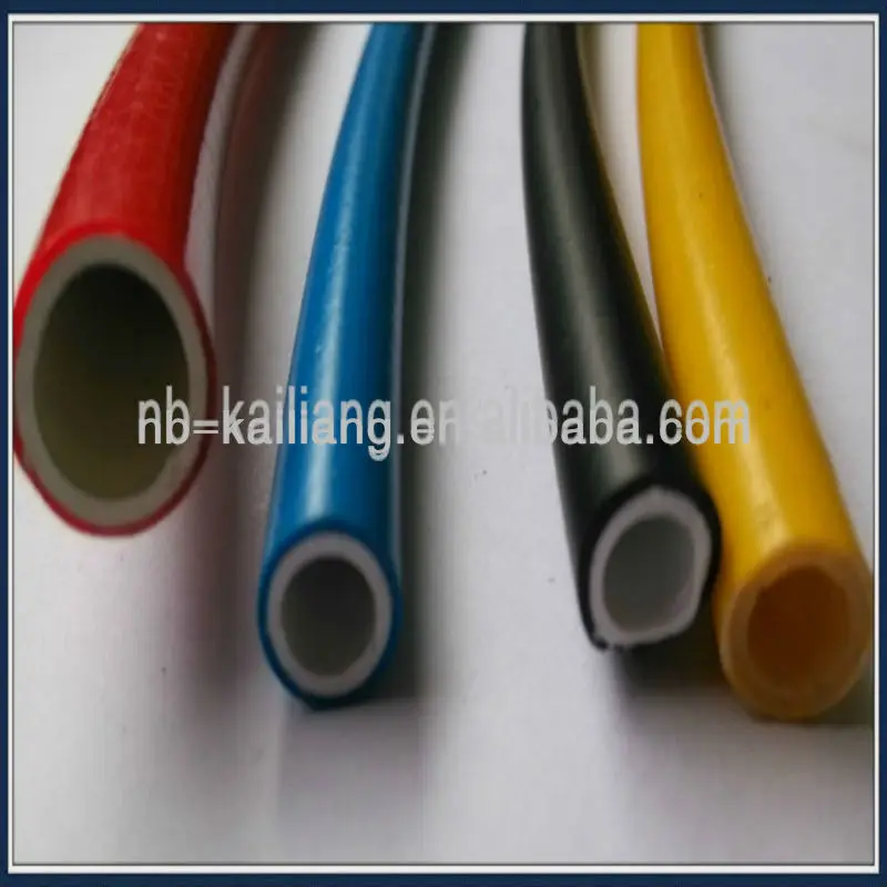 China good quality double wall nylon tube,plastic pipe,reinforce nylon(PA) tubing high pressure tubing