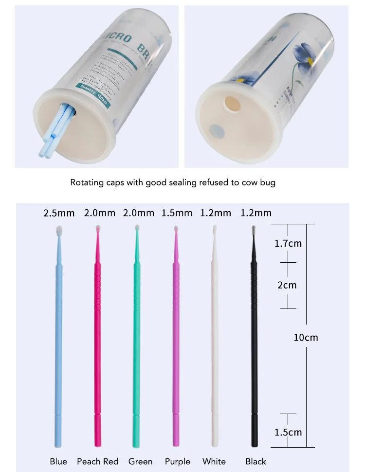 Disposable Micro Applicator Cotton Swab For Eyelash Extensions