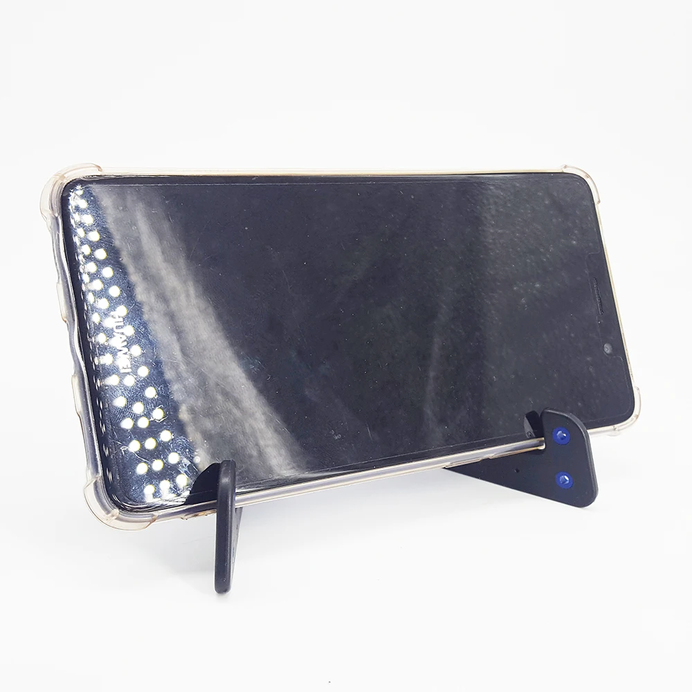 Cheap Promotional Gifts Phone Holder Plastic V Shape Mobile Stand Desk Display Smart Phone Holders