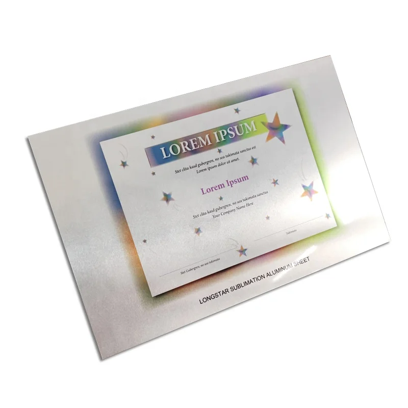 BrightSUB sublimation Steel sublimation metal round disk printing white coated circle plate for trophy awards insert Custom