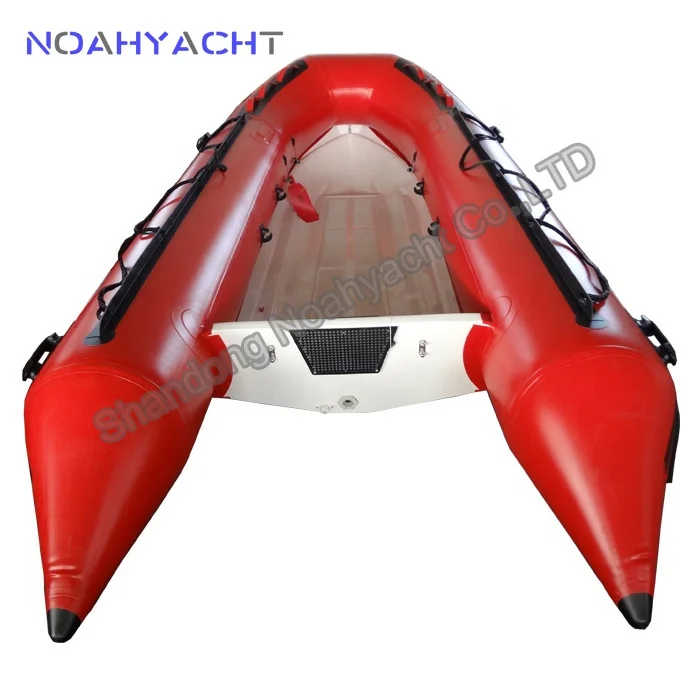 orca hypalon semi rigid fiberglass v hull rib inflatable boat