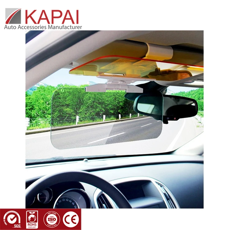 Day and Night Anti-glare best sun visor for car 2 in 1 HD Vision
