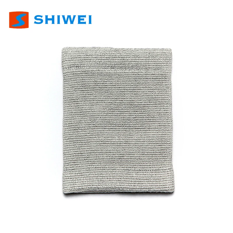 SHIWEI--300# knitting elastic bamboo charcoal wrist support with customized wristbands